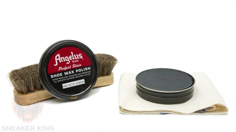 Віск для шкіри Angelus shoe wax Midnight green (північний зелений) made in USA